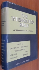 The Interpreter's Bible(Vol. 11) Philippians / Colossians / Thessalonians / Timothy / Titus / Ph 상품 이미지