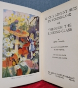 거울 속의 이상한 나라의 앨리스 Alice's Adventures In Wonderland Through The Looking Glass 1925 Hardcover Book 상품 이미지