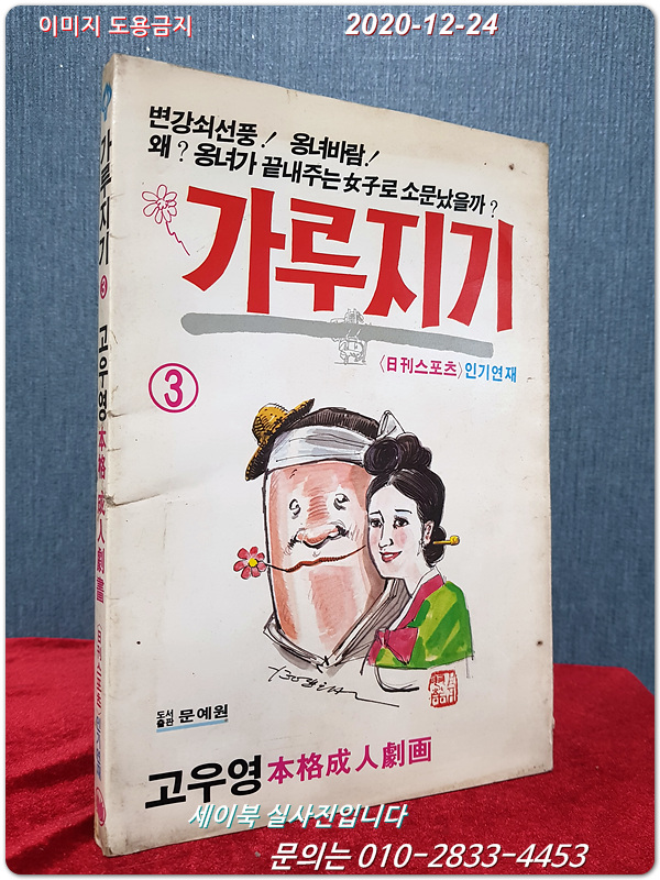 가루지기 (3) 고우영 본격 성인극화 -일간스포츠 인기연재 <1988년 초판>