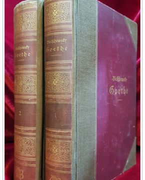괴테 Goethe - Sein Leben und seine Werke (in 2 Bänden), Band 1 + Band 2 – Buch antiquarisch kaufen.1910