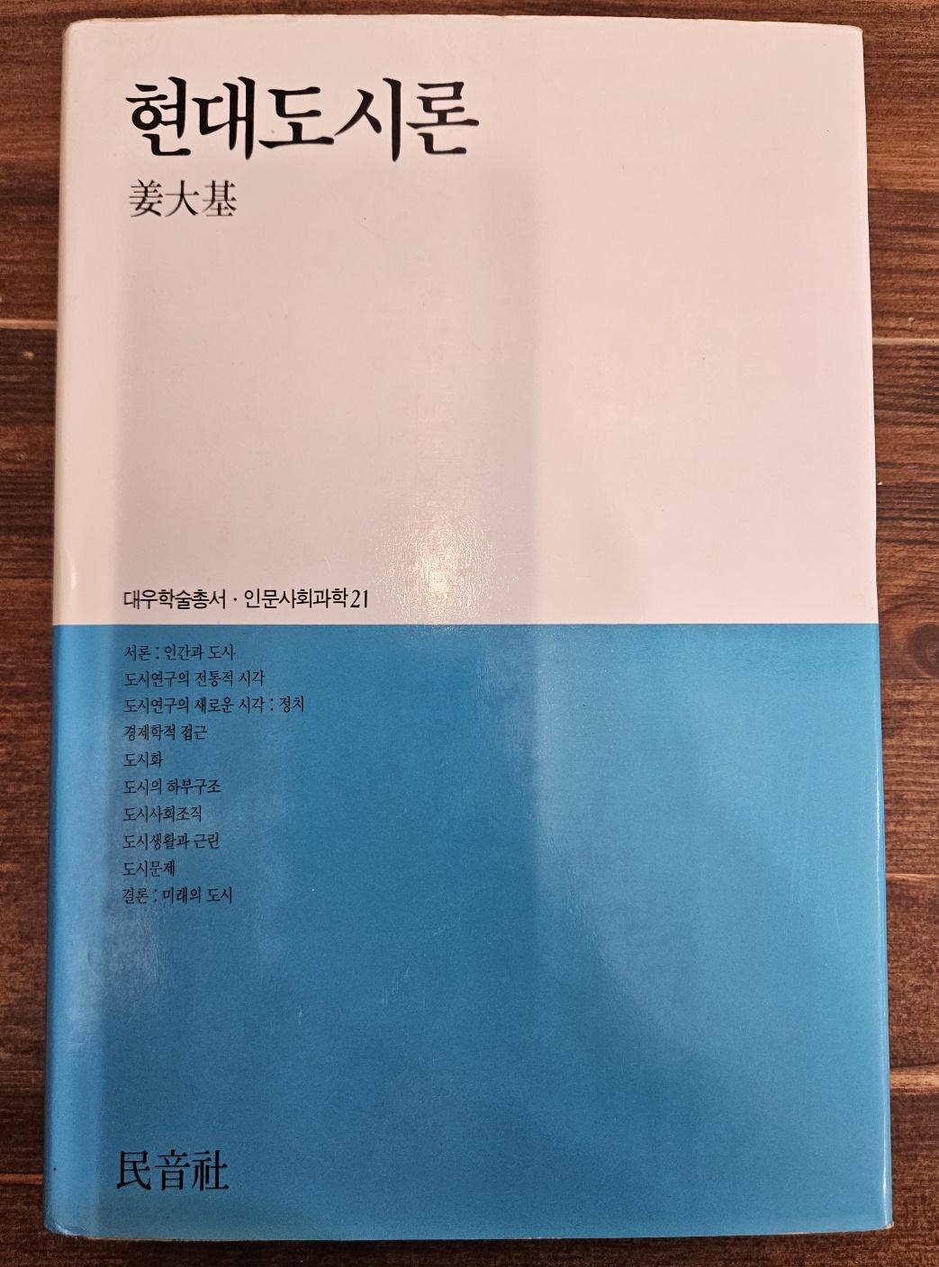 현대도시론 대우학술총서.인문사회과학21 2판