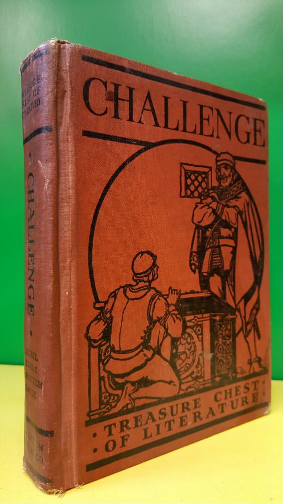 old book) Adventure:Treasure Chest of Literature- 1935-Houghton Mifflin-265 Pgs, Hardcover 
