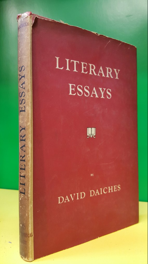 old book) literary essays by david daiches1957