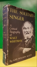 old book) The Solitary Singer:A Critical Biography of Walt Whitman (1955, Hardback) 1st Ed  상품 이미지