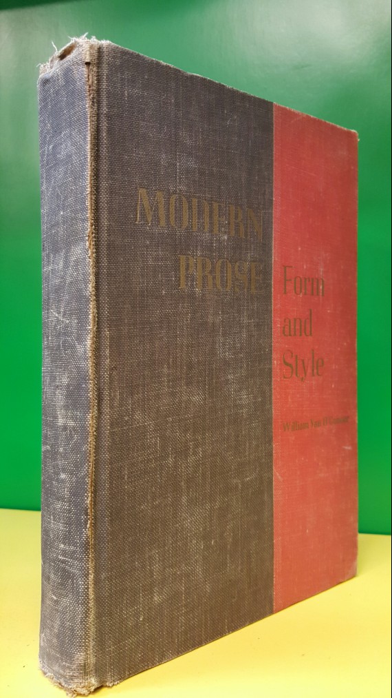 old book)현대 산문 형식과 문체  Modern Prose Form and Style - Hardcover  – 1959 