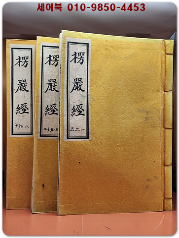 대불정수능엄경 (大佛頂首 楞嚴經);대불정여래밀인수증료의제보살만행수는엄경 (권1~10, 10권3책) 영인본  