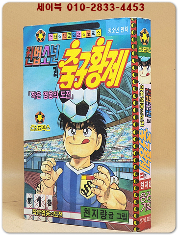 스타코믹스)신 권법소년과 축구황제 제1편 -작은 영웅의 도전-/ 천재량 글.그림 / 1993년 초판