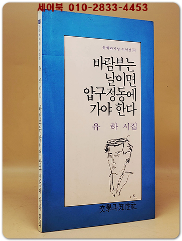 바람부는 날이면 압구정동에 가야한다 - 유 하 시집 (문학과지성 시인선 104) 상품 이미지