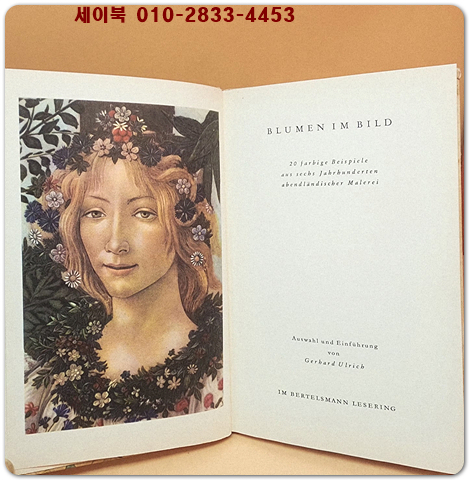 Blumen im Bild (그림 속의 꽃) 서양 회화 6세기에 걸친 20점의 컬러 작품  <독일어표기>